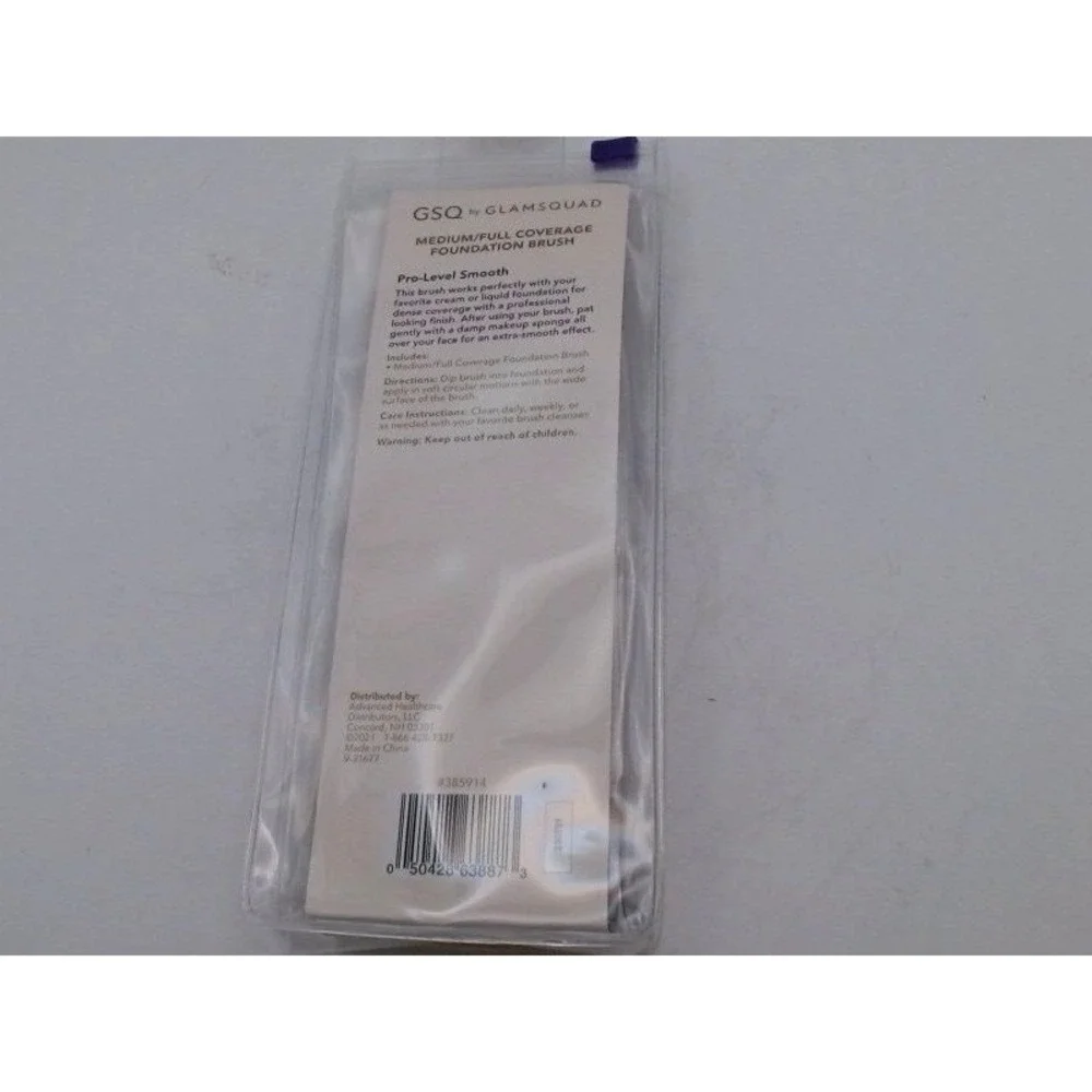 GSO by Glamsquad - Medium/Full Coverage Foundation Brush, BRAND NEW IN PACKAGE